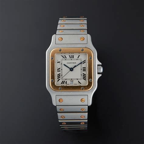 two tone cartier watch|cartier santos two tone medium.